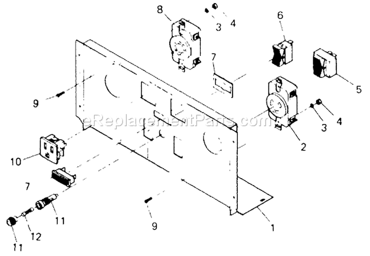 Page I Diagram and Parts List for 8648-1  Briggs and Stratton Generator